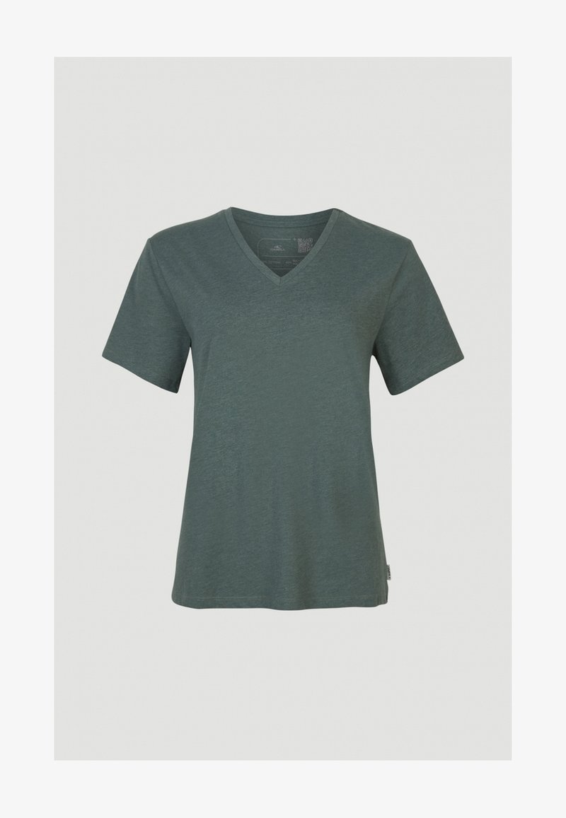 O'Neill ESSENTIALS V-NECK - Paprasti marškinėliai - balsam green