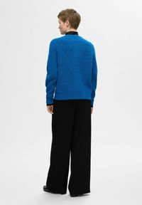 Selected Femme SLFLULU CARDIGAN - Kardigán - super sonic