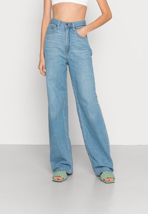 Vaqueros a campana - light-blue denim