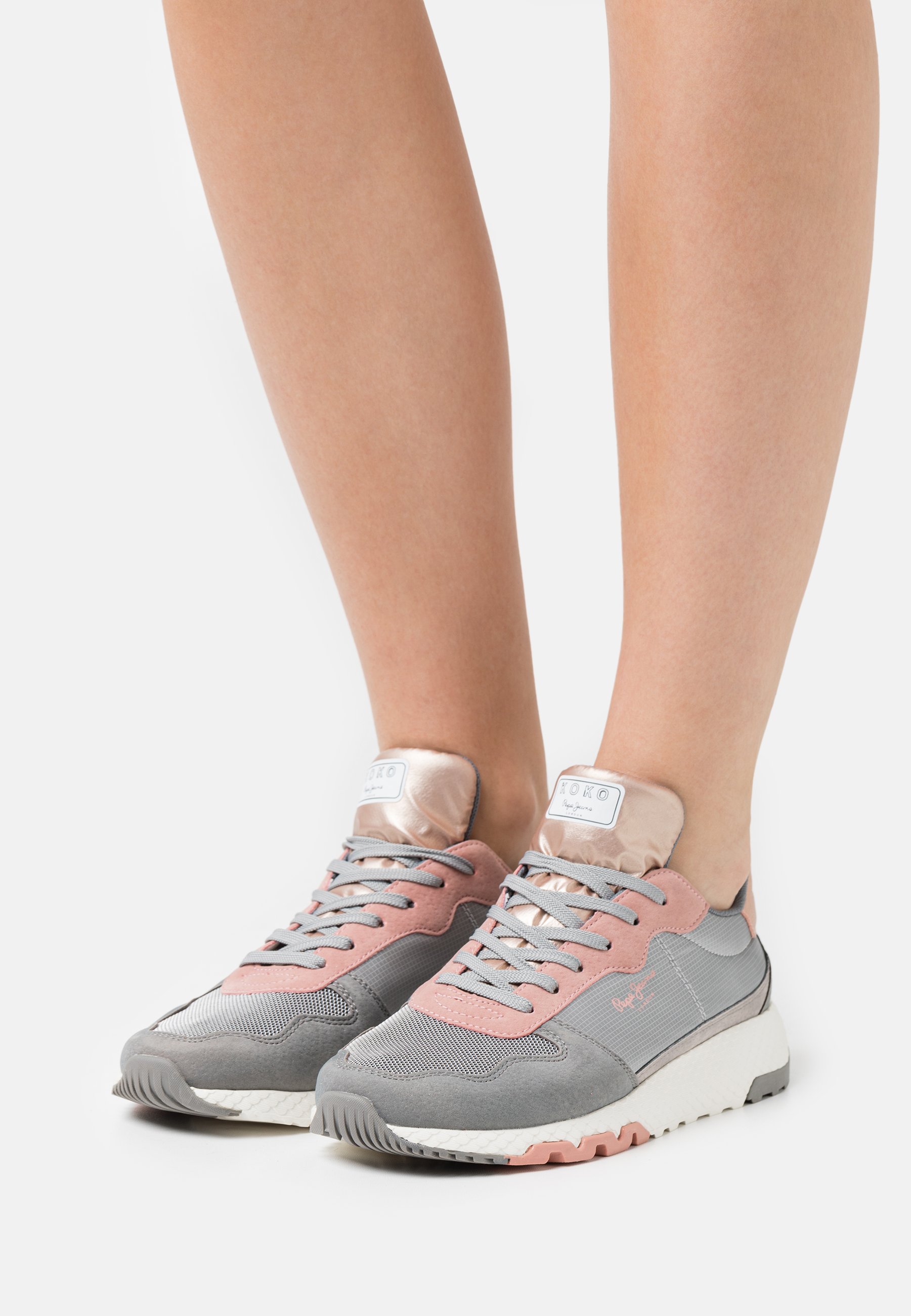 Pepe Jeans KOKO ESSENCE - Sneakers laag - smoke/Grijs - Zalando.nl
