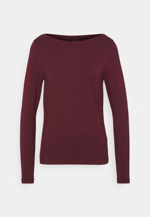 Langarmshirt - bordeaux
