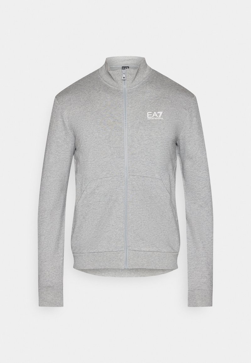 EA7 Emporio Armani Sweater met rits grijs EA7 Emporio Armani Sweater met rits grijs