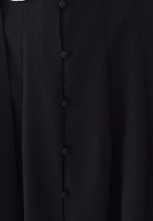 WILLA, ELIZA MIDI DRESS - Vestido camisero - black