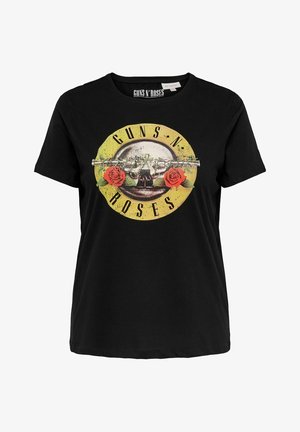T-shirt z nadrukiem - black
