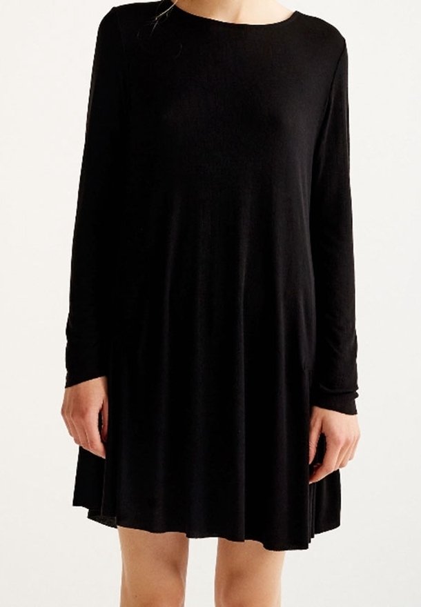 PULL&BEAR Robe en jersey - black