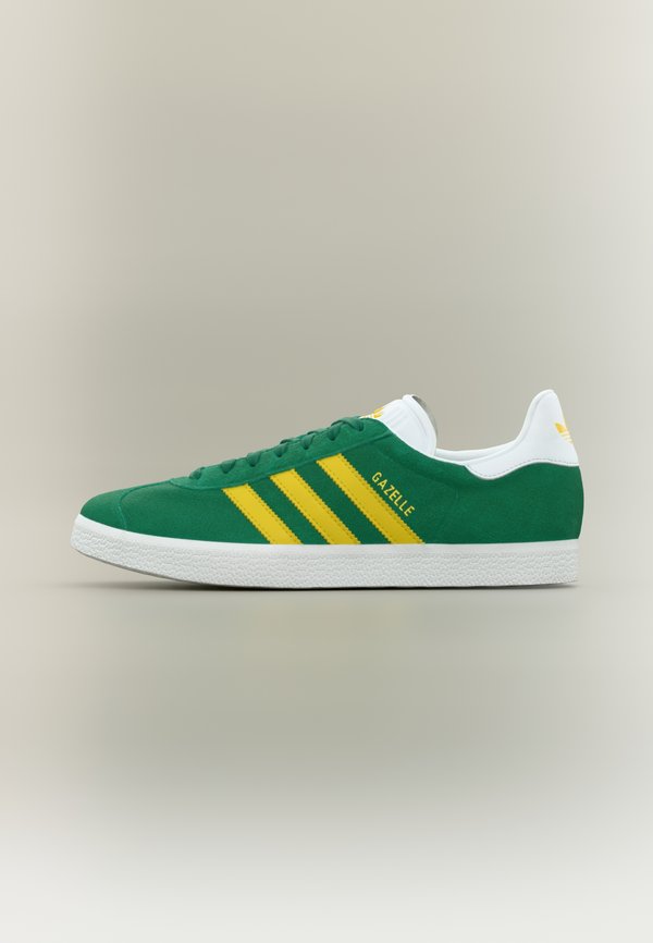 GAZELLE UNISEX - Pantofi sport - bold green/eqt yellow/footwear white