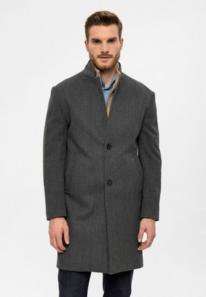 STAND COLLAR - Manteau court - anthracite