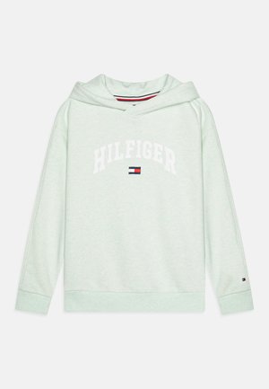 Tommy Hilfiger VARSITY HOODIE UNISEX - Sweat à capuche - dew green heather