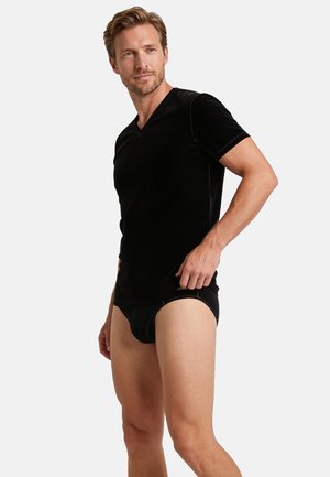 AMMANN, 3ER PACK SHIRT 1/2 ARM DAY MODERN / CLOSE TO YOU - Undershirt - weiss-nightblue-schwarz