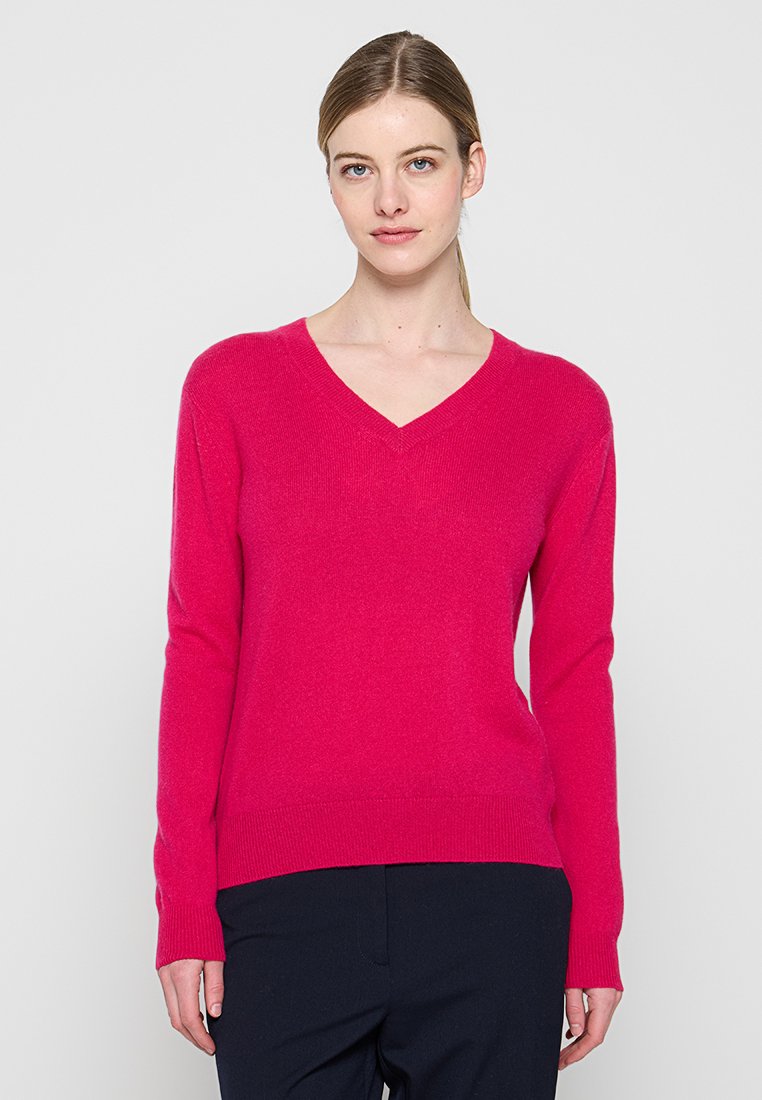 Authentic Cashmere Trui donkerroze Authentic Cashmere Trui donkerroze