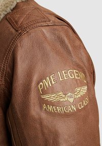 PME Legend HUDSON LOCKHEED - Lederjacke - brown