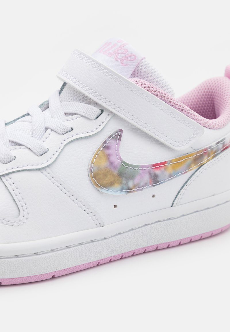 Nike Sportswear Court Borough Low 2 Trainers White Multicolor Light Arctic Pink White Zalando Co Uk
