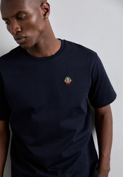 Bally Jednoduché tričko - navy