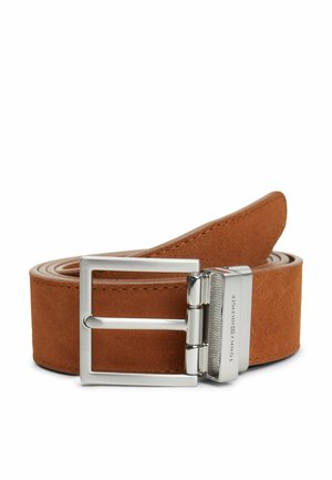 REVERSIBLE SQUARE BUCKLE - Gürtel - winter cognac