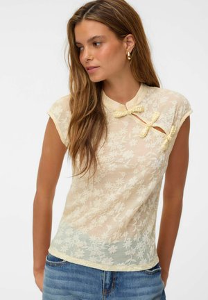 Vero Moda TOP VMLEA TOP - Blouse - flan