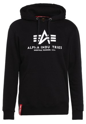 Alpha Industries BASIC - Pulover s kapuco - black