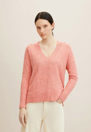 Jumper - peach pink melange