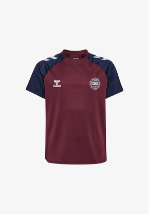 Hummel, HUMMEL DBU 26 PRO TR JERSEY S/S KIDS UNISEX - T-Shirt print - windsor wine peacoat