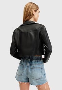 AllSaints ELORA BIKER - Kožená bunda - black