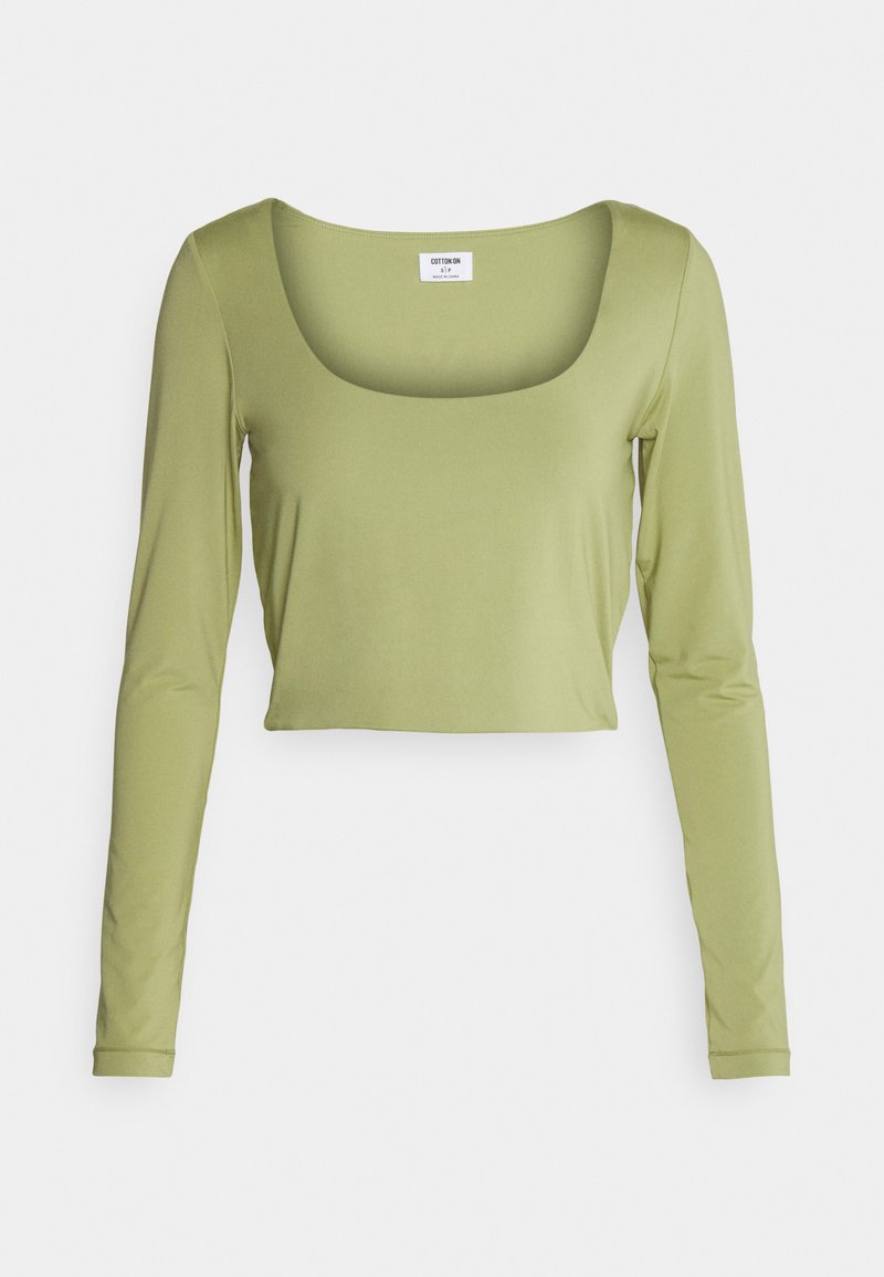 Cotton On Petite Longsleeve olijfgroen