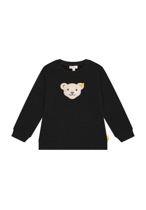 Steiff TEDDY-APPLIKATION STRETCH - Sweatshirt - schwarz