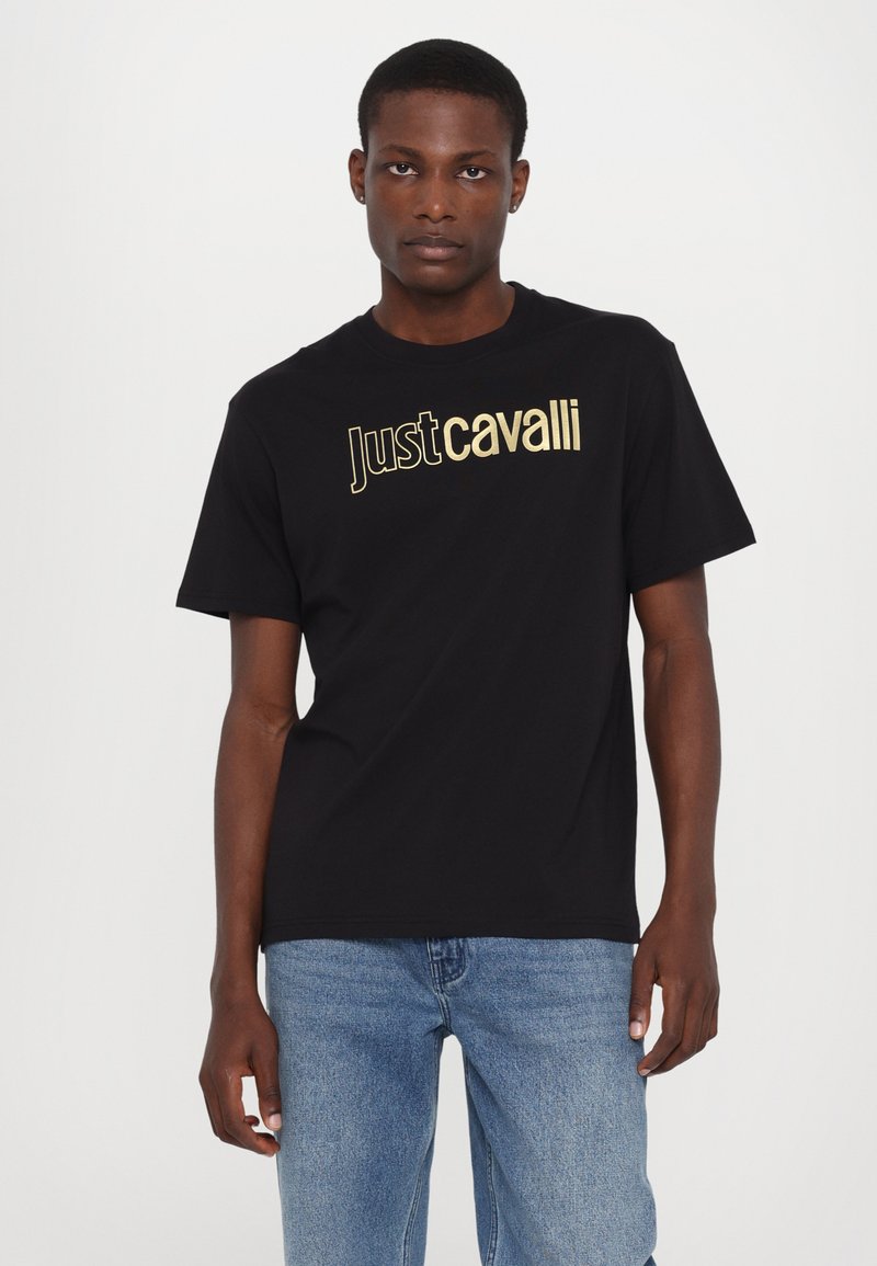 Top Just Cavalli Noir - Taille 40 - Neuf Avec étiquettes - Dos Nu Avec Lacet Au Cou