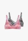 ORIGINS SHINY MICRO 2PP NON PADDED BRALETTE - Τριγωνικό σουτιέν - pink grey