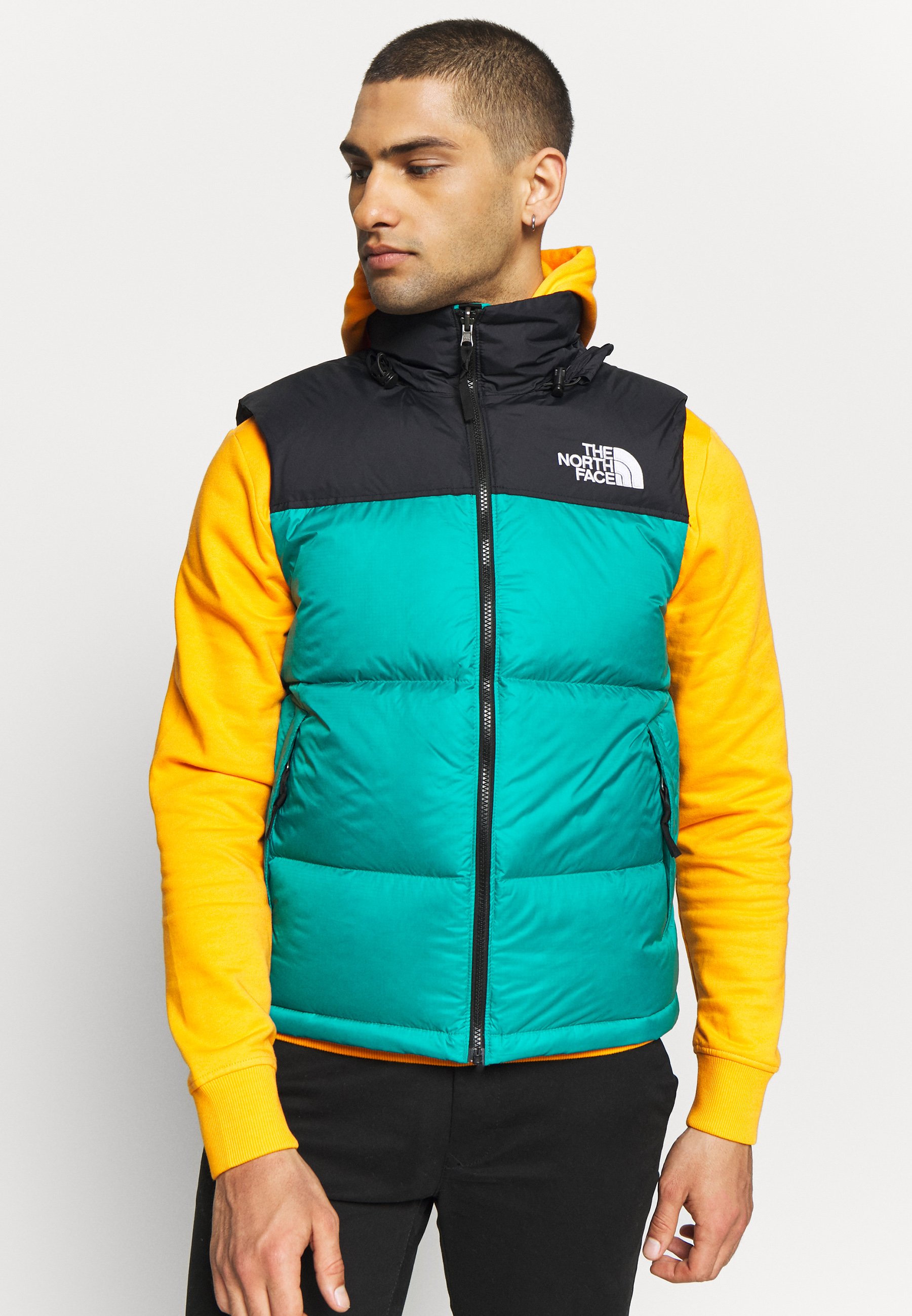 The North Face 1996 Retro Nuptse Vest Unisex Weste Jaiden Green Grun Zalando De