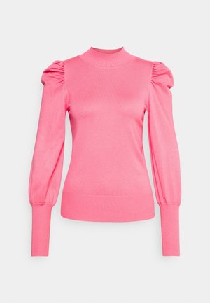 Stickad tröja - pink