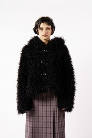 JULIA COAT - Műbőr dzseki - black