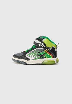 INEK - Sneakers hoog - black/lime