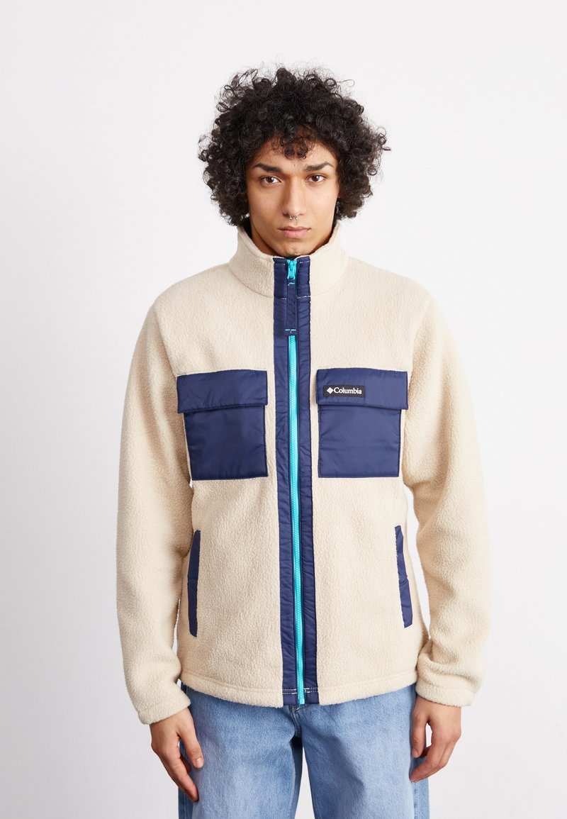 Columbia JUNIPER PEAK™ FULL ZIP - Veste polaire - ancient fossil/collegiate navy