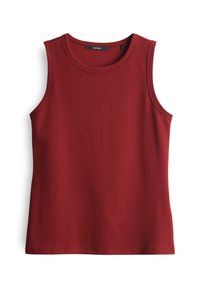SLIM FIT RIB - Top - ruby red