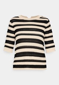 Object OBJNELLY - Trui - sandshell stripes/black