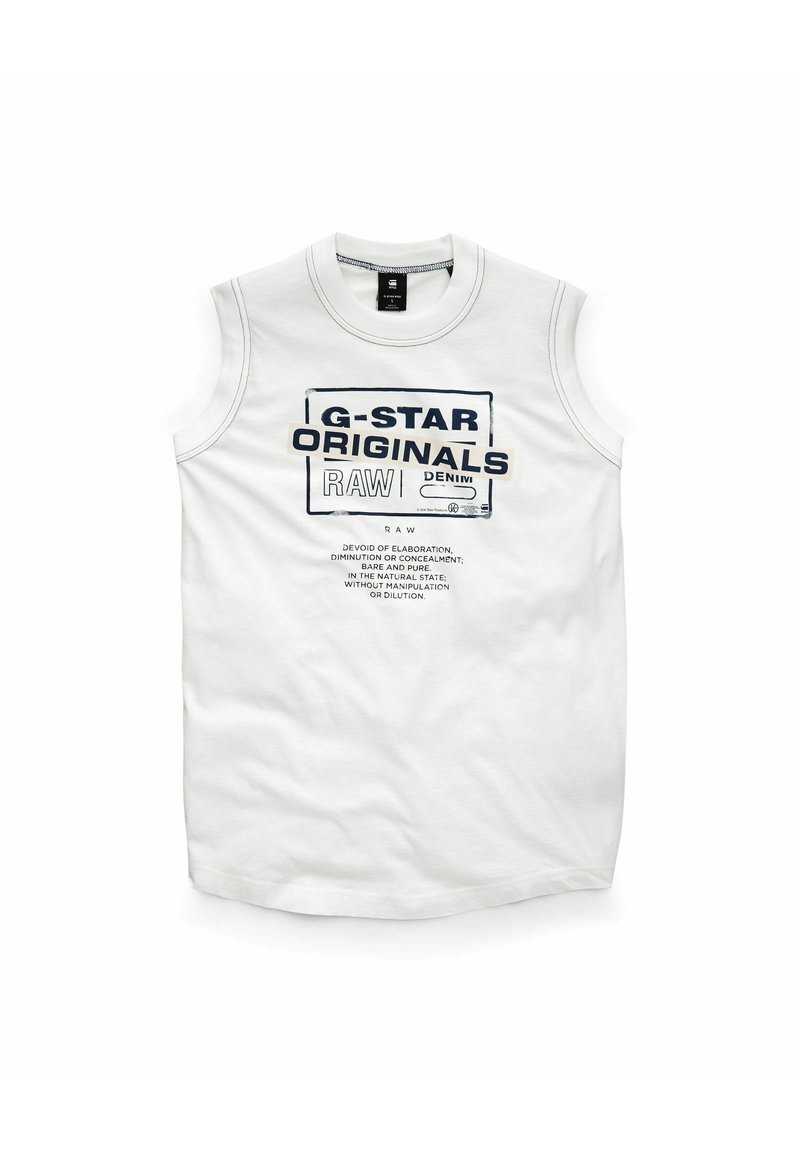 Damen T-Shirts | G-Star LASH ORIGINALS LOOSE TANK Top milk/weiß - PM84552 Damen T-Shirts | G-Star LASH ORIGINALS LOOSE TANK Top milk/weiß - PM84552