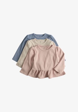 Marks & Spencer, 3PK DROP WAIST PLAIN LONG SLEEVE TOPS. UNISEX - Langærmet T-shirt - multi