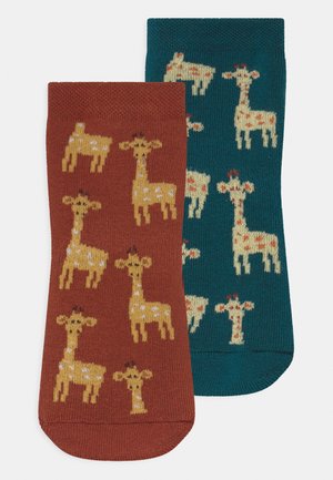 GIRAFFE 2 PACK UNISEX - Șosete - green