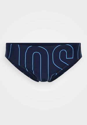 RUBBER LOGO - Badehose Slip - multi blue
