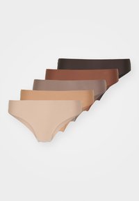 SEAMLESS SLIP BRIEF 5 PACK - Briefs - nude