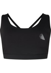 Active by Zizzi WITH CROSS DETAIL IN THE BACK - Toppe - black