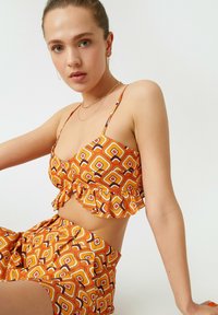 Koton CROP TANK PATTERNED  - Top - orange