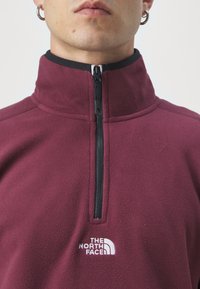 The North Face GLACIER ¼ ZIP - EMBROIDERED LOGO - Flisinis džemperis - alpine plum
