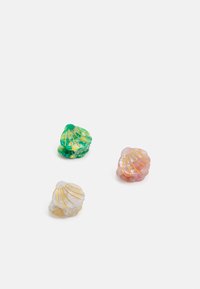 PCASA HAIRSHARK 3 PACK - Hair styling accessory - pistachio green/beige/pink