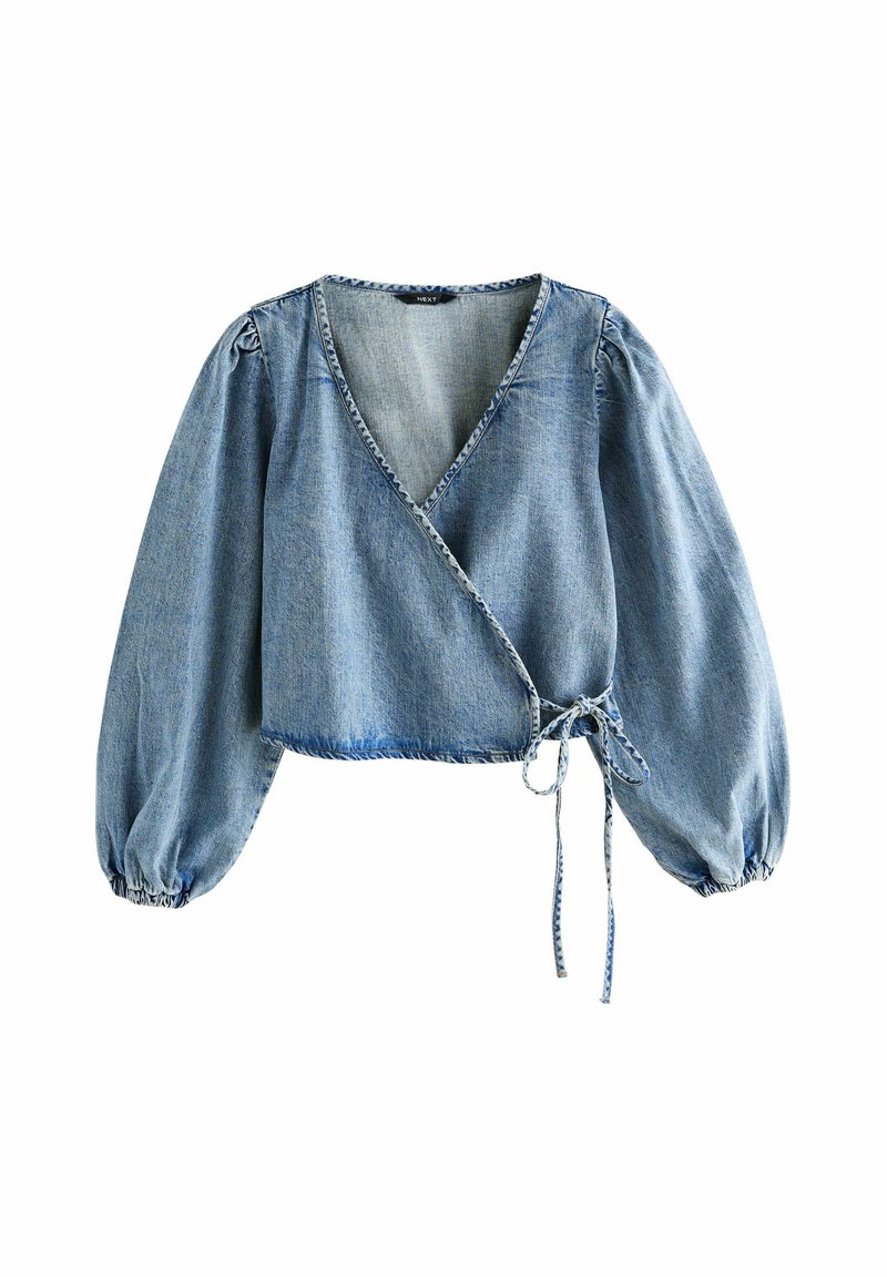 Next REGULAR FIT - WRAP - Blūze - bleach