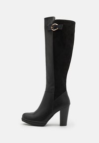 Plateaustiefel - black