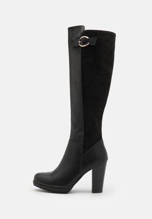 Platform boots - black