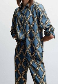 Mango Broek - dark blue