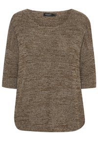 Soaked in Luxury Stickad tröja - brown