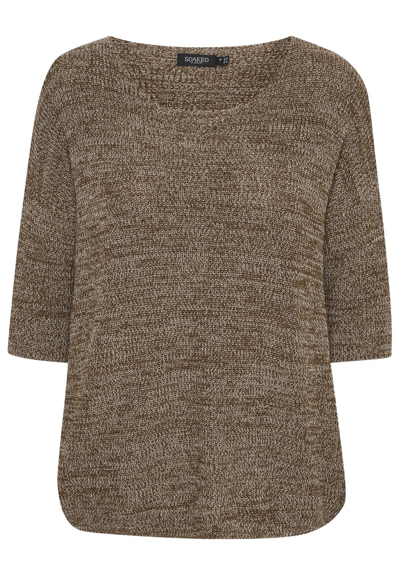 Soaked in Luxury Stickad tröja - brown