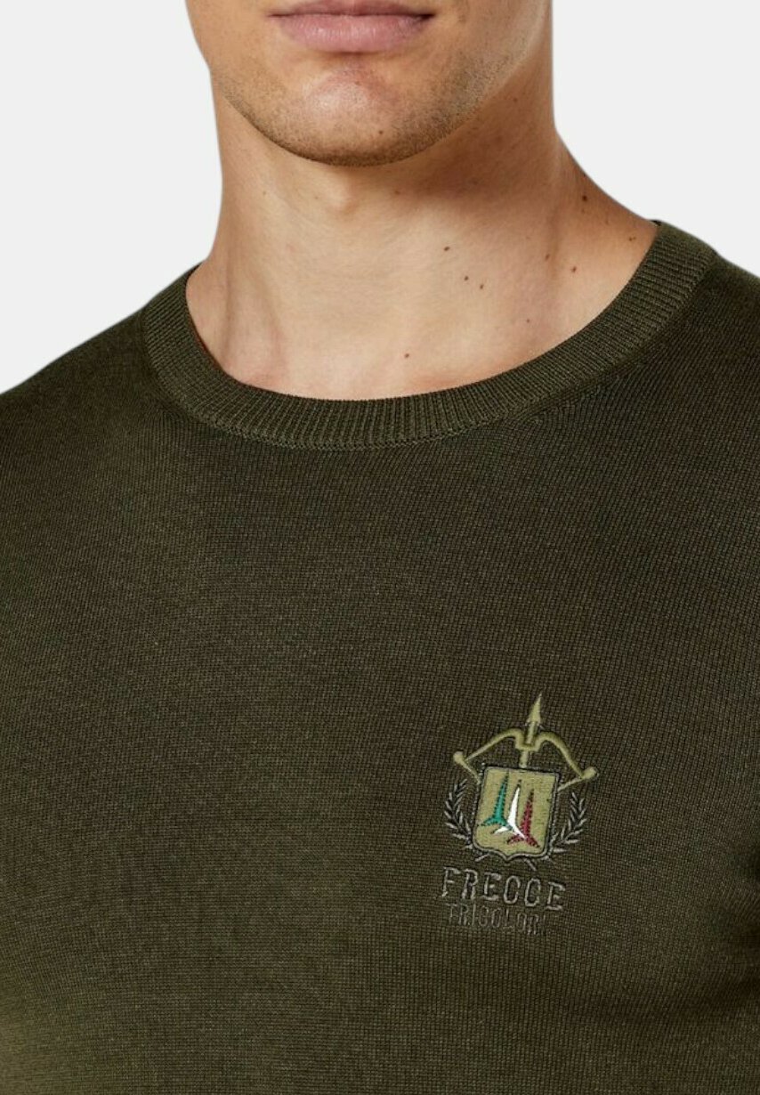 Maglione Uomo COOFANDY Henley A Maniche Lunghe - Maglia Fine Con Bottoni, Casual, Verde Militare, Taglia M